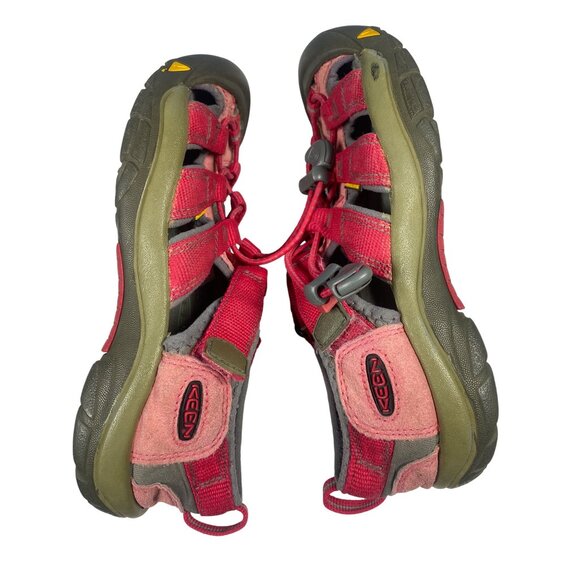 Girls Keen Newport H2 Red Youth Kids Sandals Shoes Size 4 Waterproof EU 37 - Picture 8 of 11